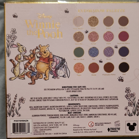 Disney Winnie the Pooh Multicolor Eyeshadow Palette - Picture 2 of 4